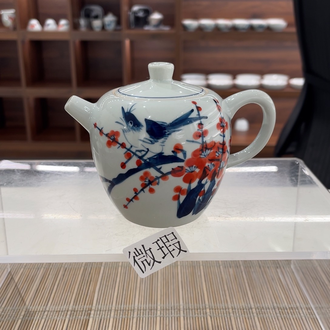 微瑕釉下彩纯手绘