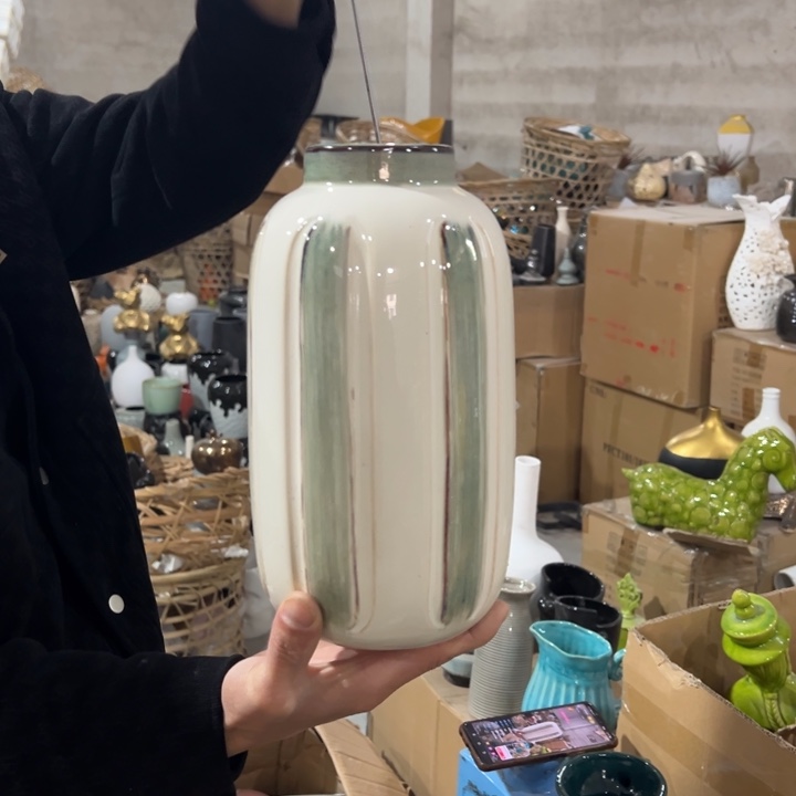 摆件高度27厘米口径7厘米微瑕捡漏