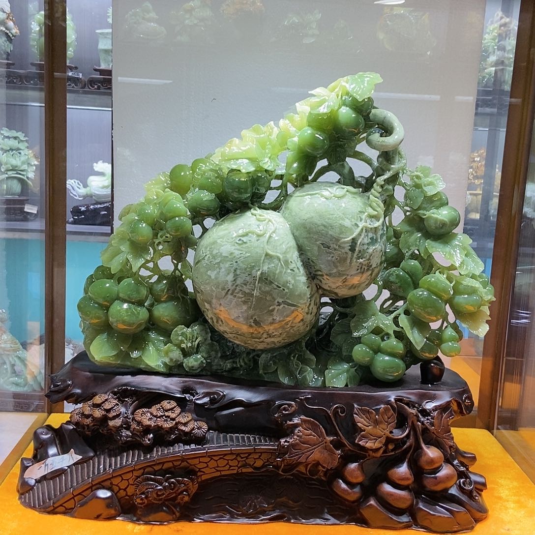 【闪购商品】未镶嵌蛇纹石玉家居摆件