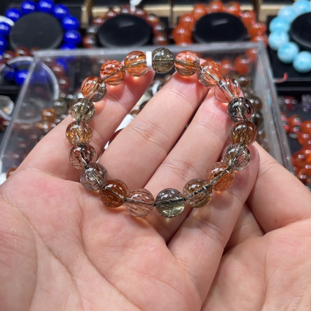 水晶手串未镶嵌超七