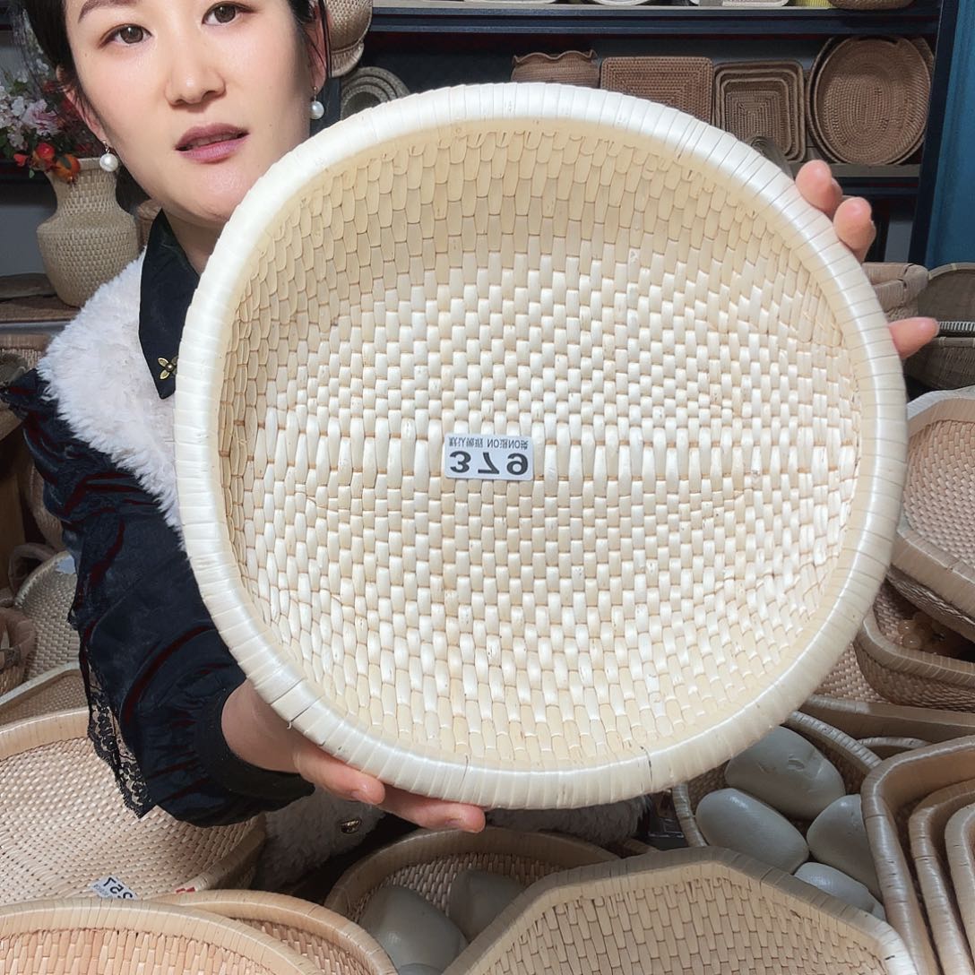 柳***烟木379瑕疵特价福利天然柳编筐