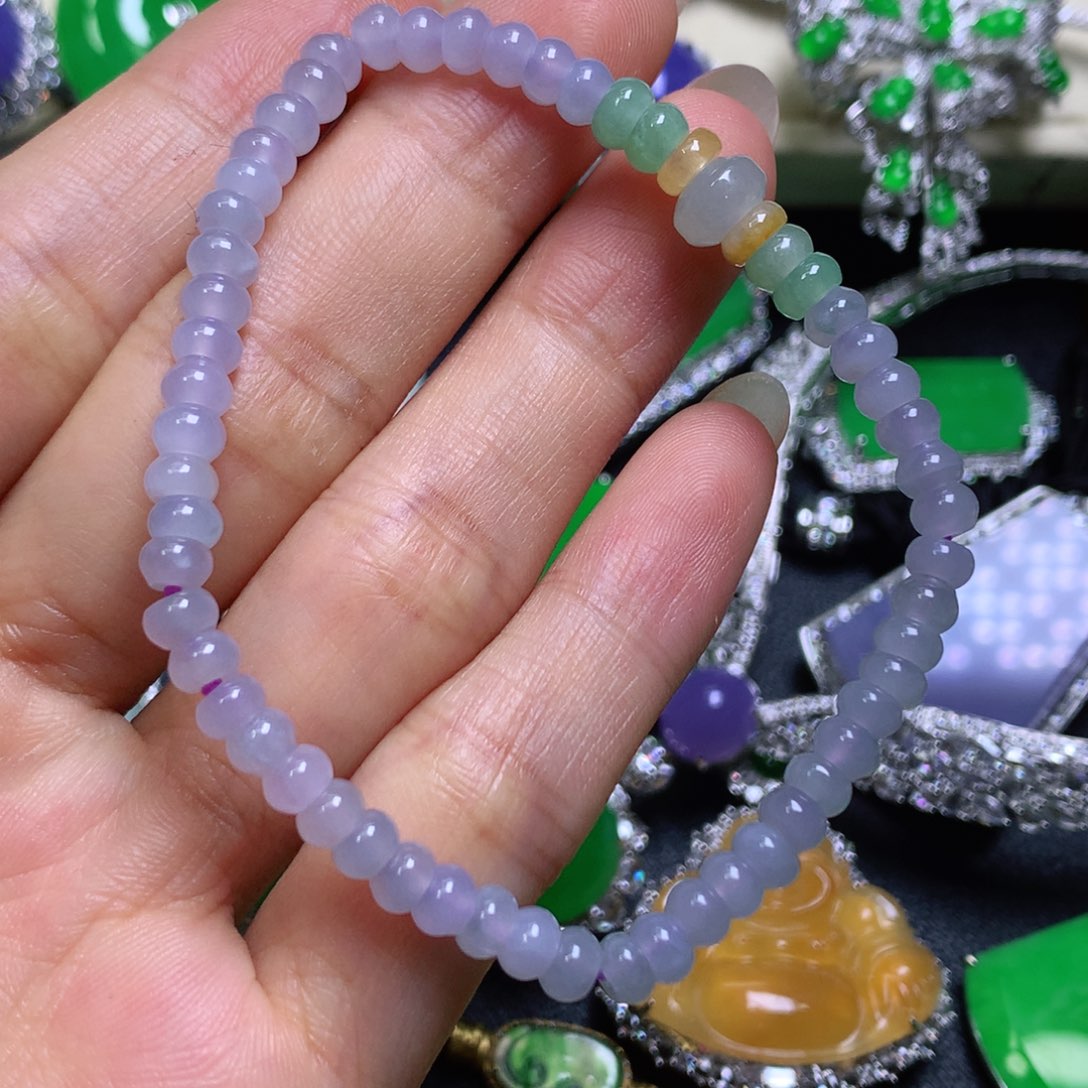 未镶嵌手串翡翠翡翠