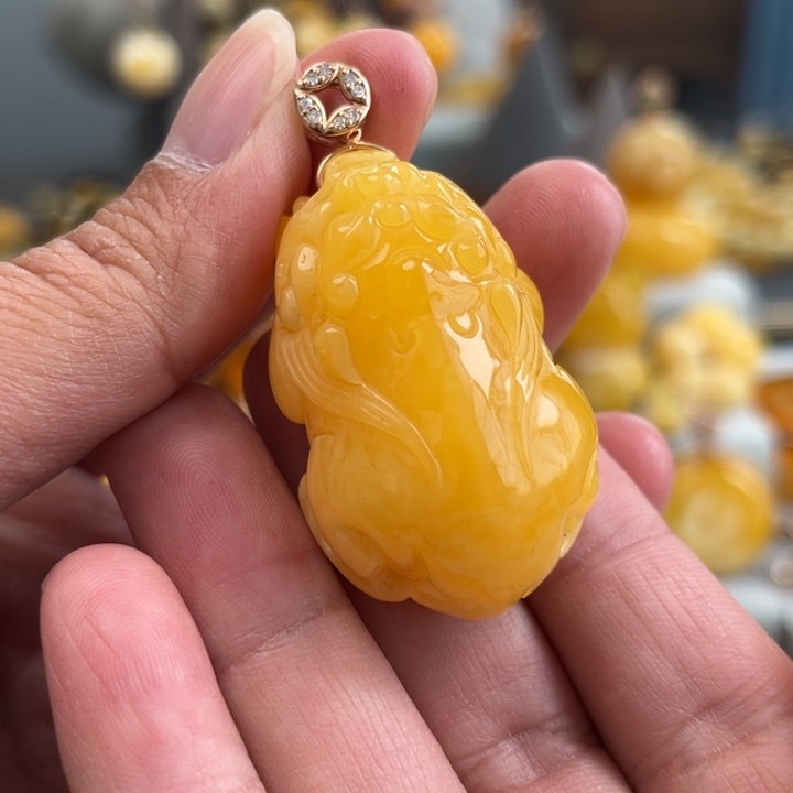 蜜蜡珠宝奇石未镶嵌J**X