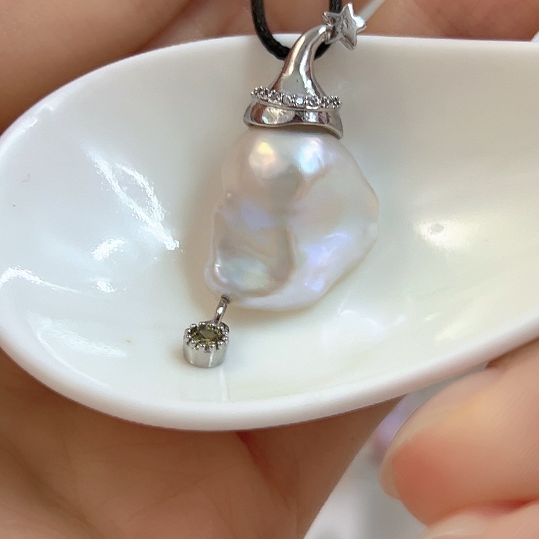 颈饰淡水珍珠合金