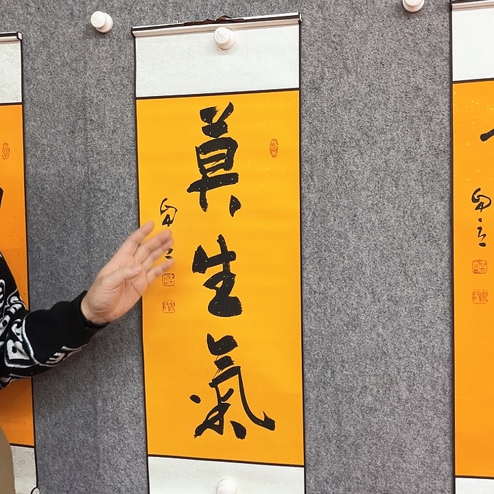 书法莫生气书法作品