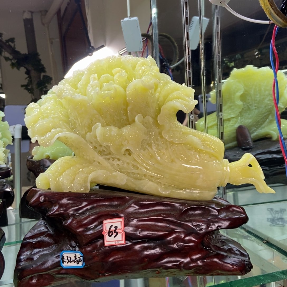 石材天然岫岩玉摆件