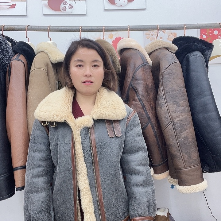 男装皮毛一体休闲