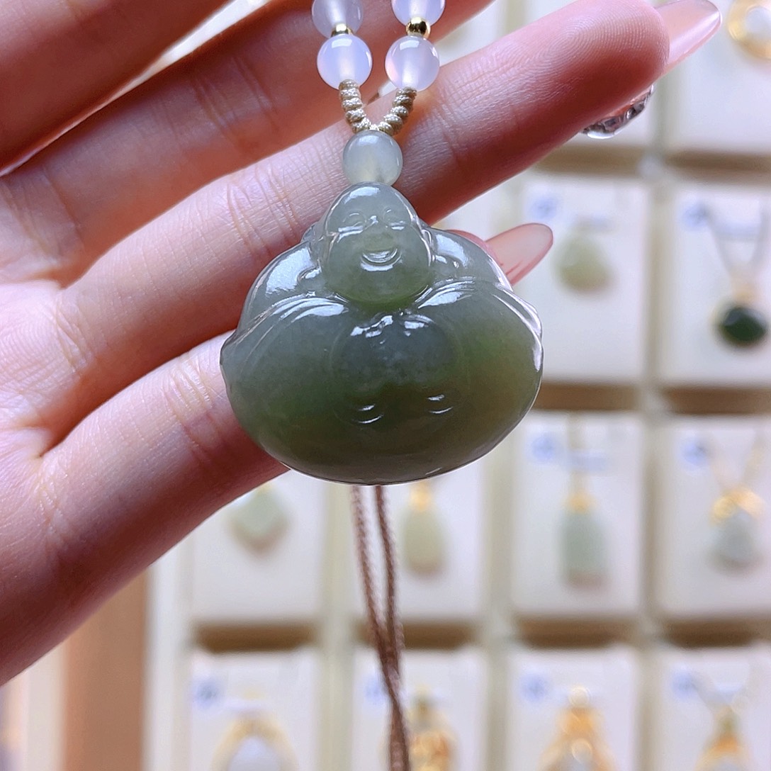 和田玉吊坠(赠链)未镶嵌