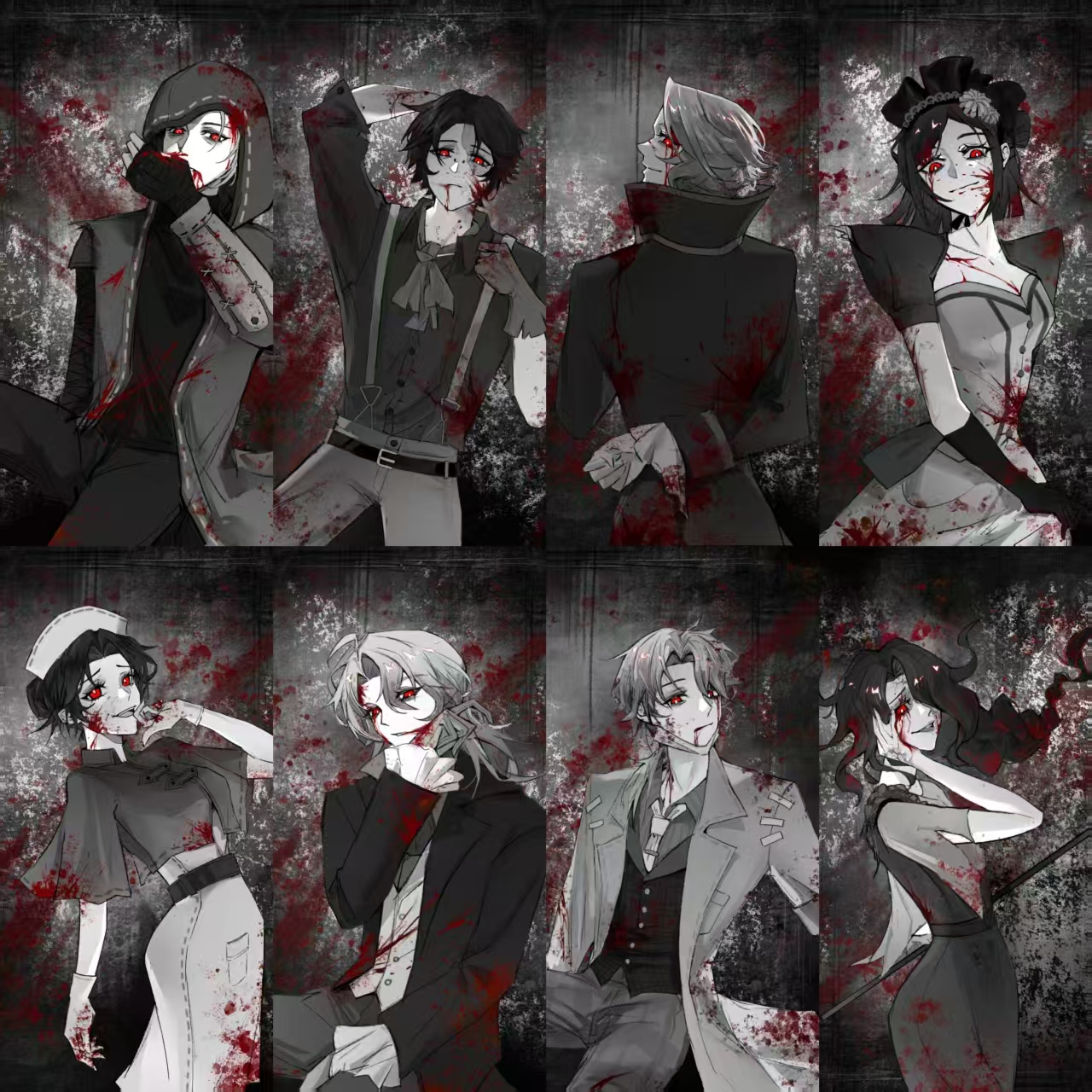 第五人格同人授权血痕木质摆台系列