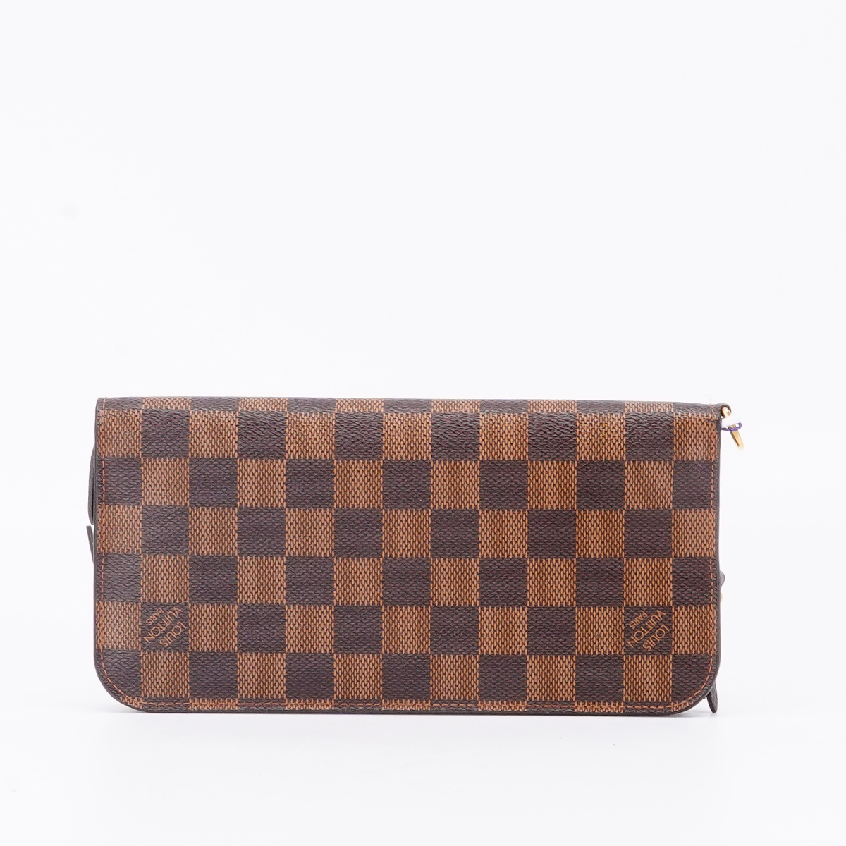 95新 LouisVuitton/路易威登 【诗诗】 LV 棋盘格拉链钱包长款/