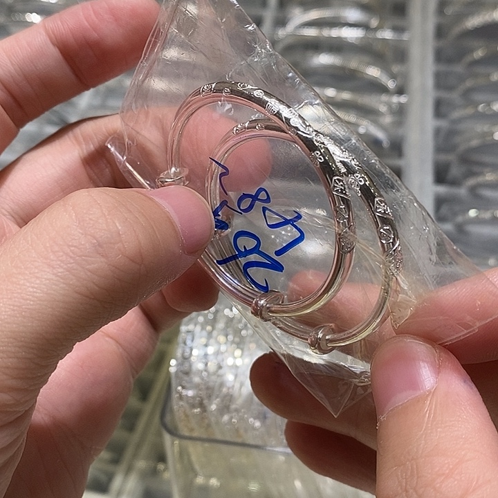 足银足银手镯足银手镯