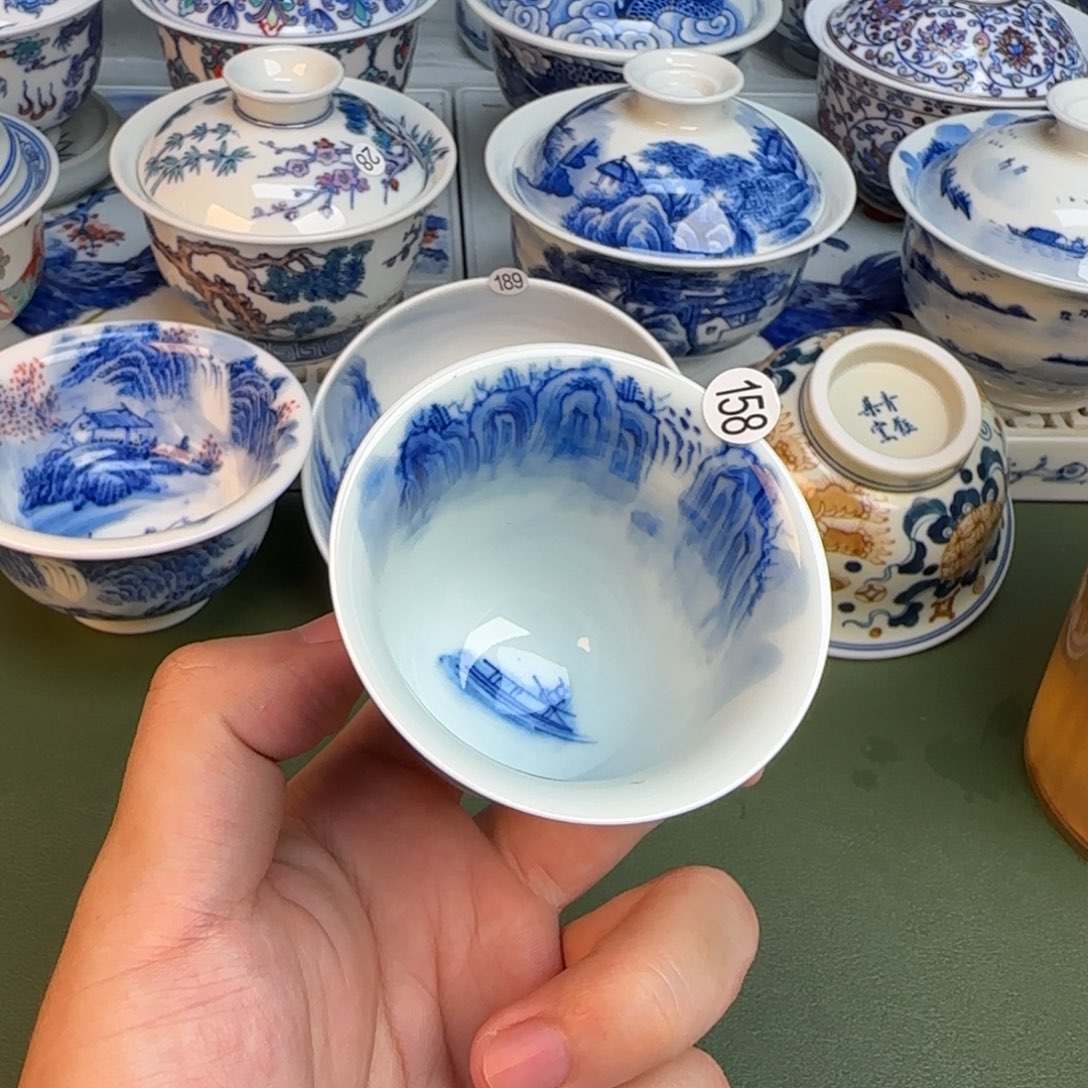 彦祖纯手工手绘茶具158