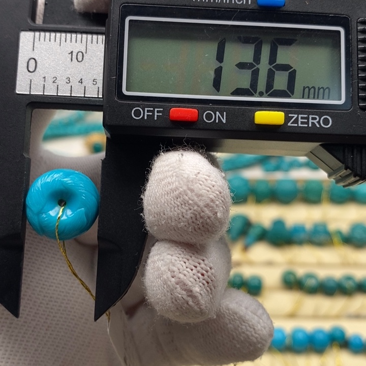 绿松石珠宝奇石18K金镶嵌