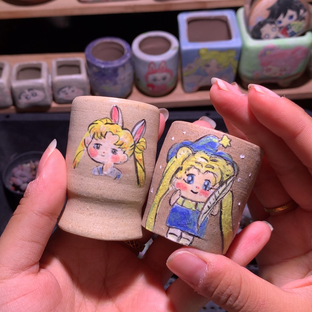 两个花盆默认微瑕