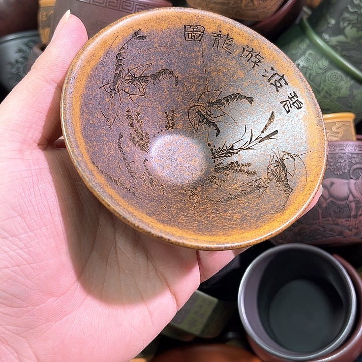 茶杯紫砂全手工紫砂主人杯