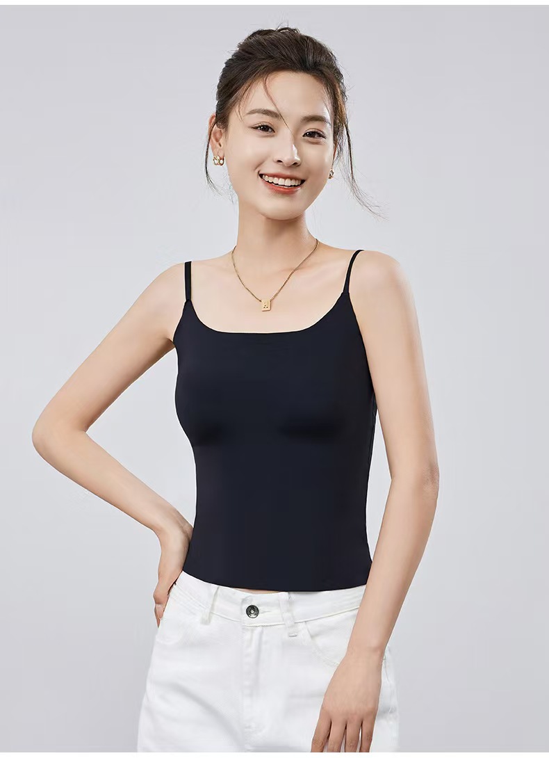 【TUXIAOMI】【美人计】吊带背心（固定杯）
