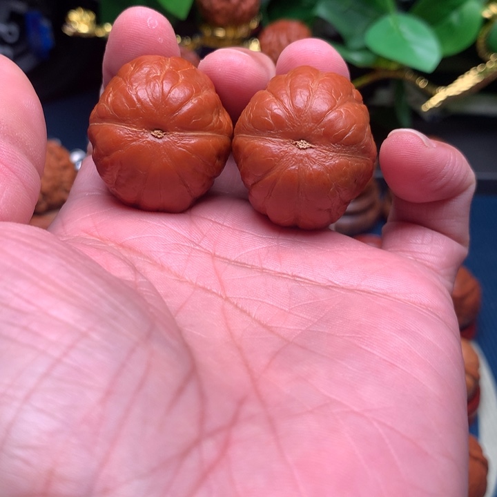 把件桃核野生小手捻南瓜墩