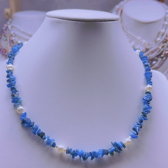 淡水珍珠颈饰合金