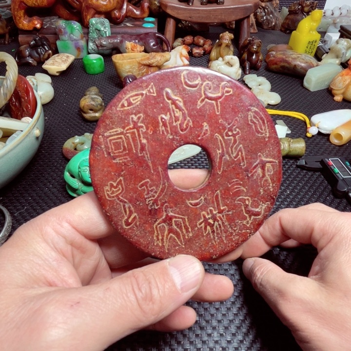 白玉菩提吊坠漂亮