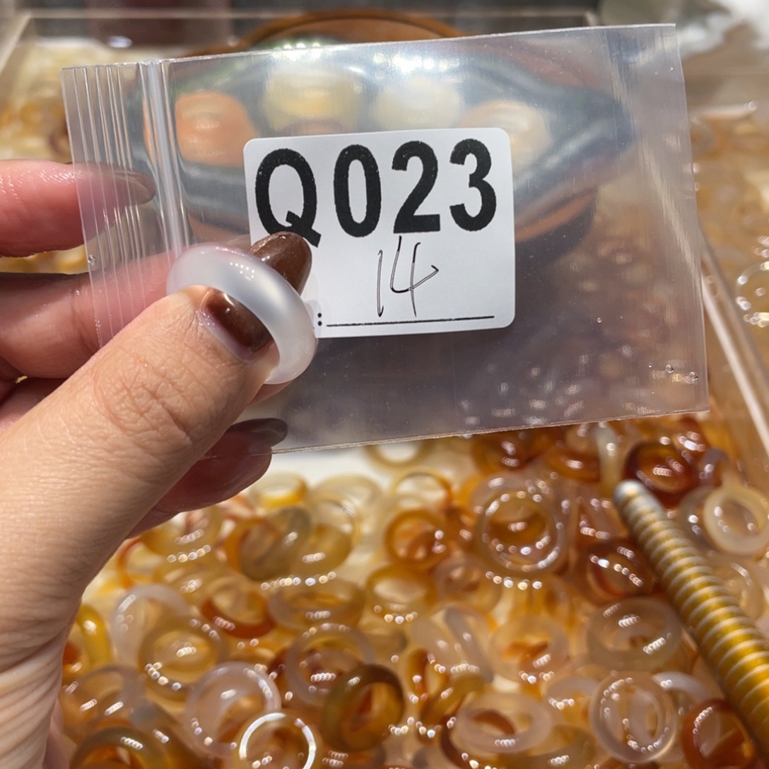 玛瑙/玉髓未镶嵌戒指023