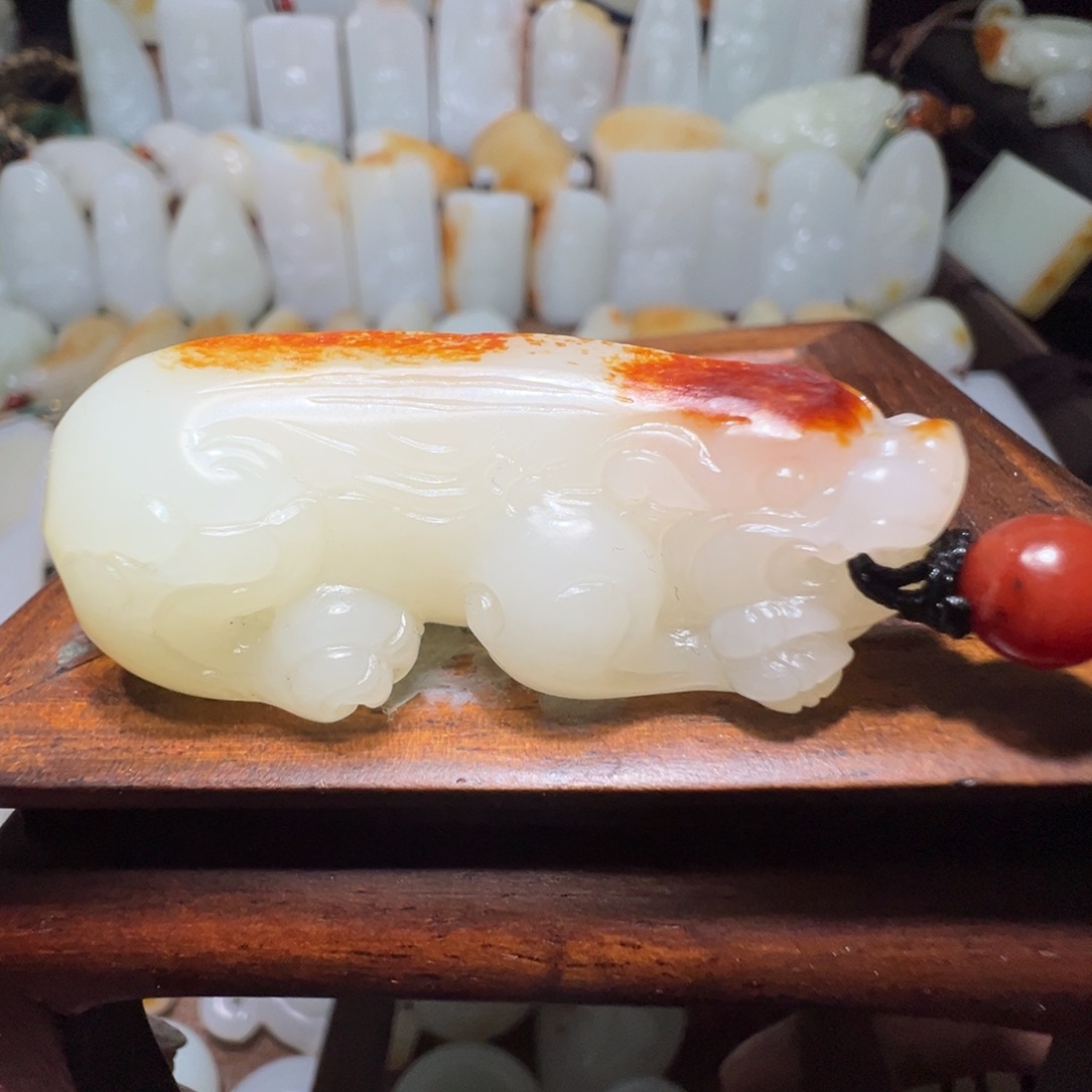 和田玉吊坠(不含链)未镶嵌