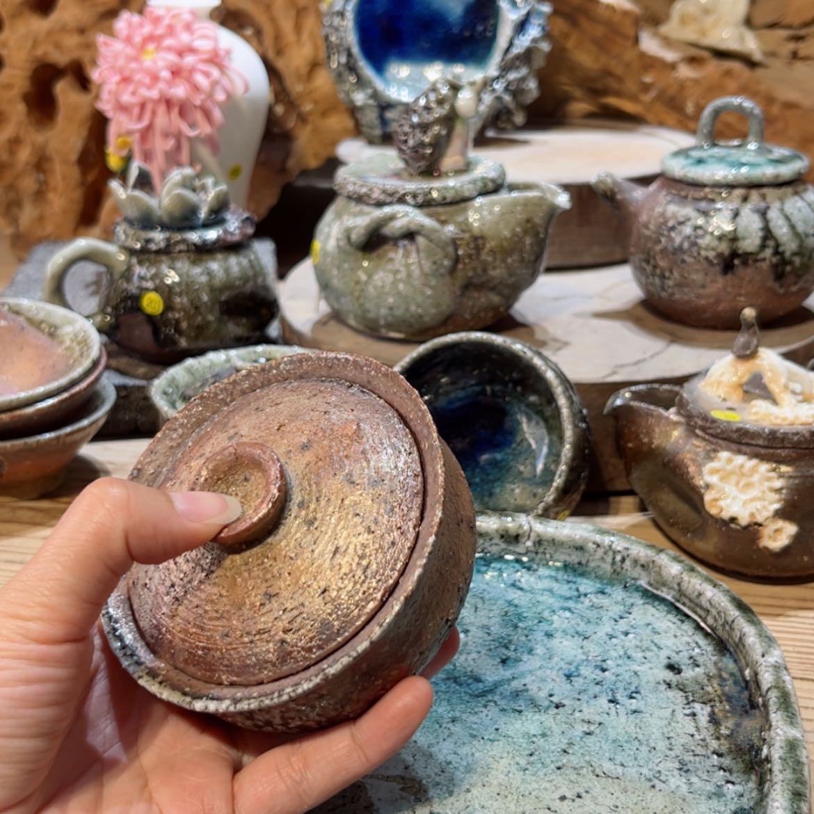 【闪购商品】柴烧茶具手工茶杯盖碗298