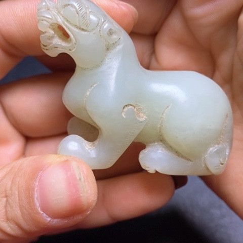 和田玉（糖玉）挂件未镶嵌