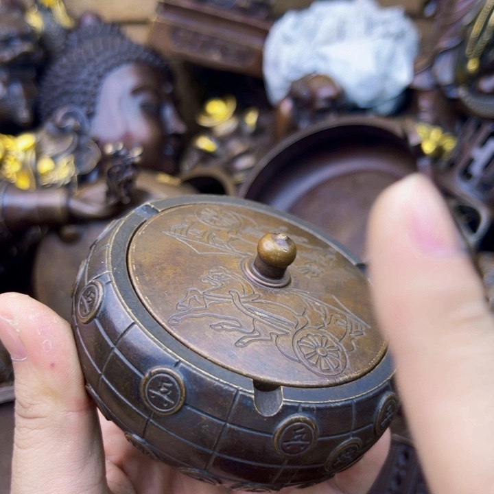 铜器工艺品客厅摆件