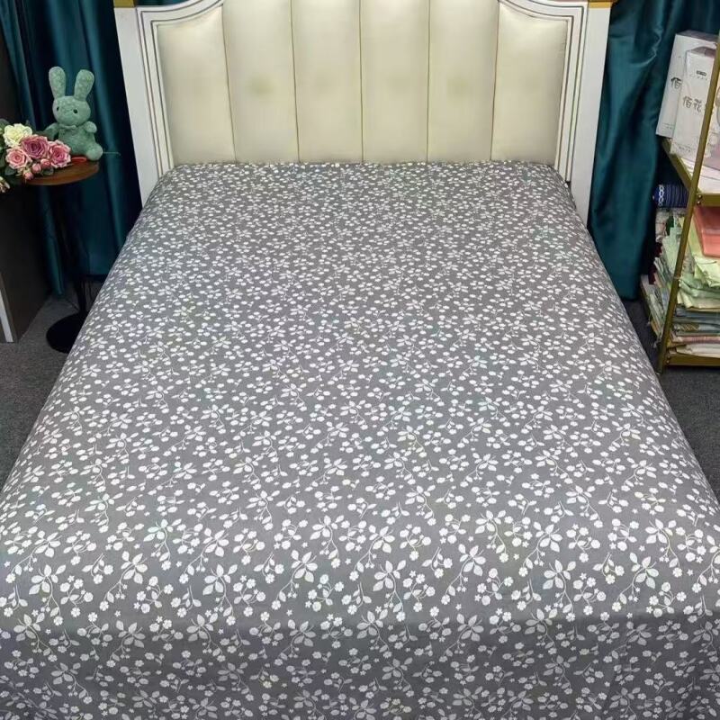 亲肤棉床单--阳春小镇灰220*240