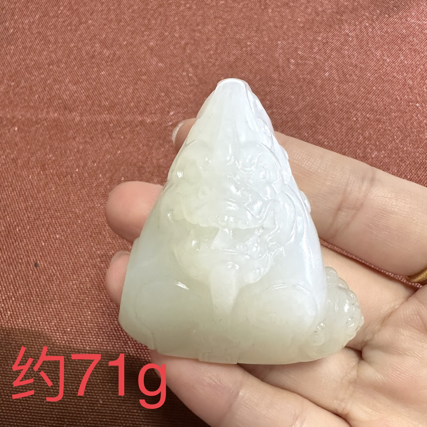 Y新疆和田玉貔貅把件重量约71g