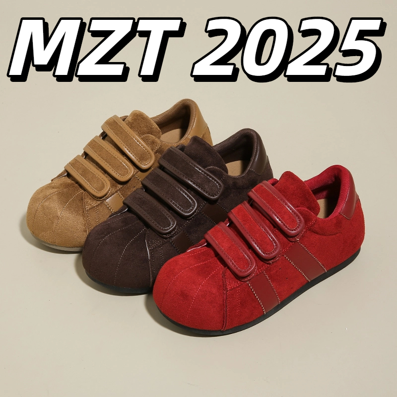 [MZT外贸原单]魔术贴面包鞋 2025早秋新款小众设计感休闲鞋 K211