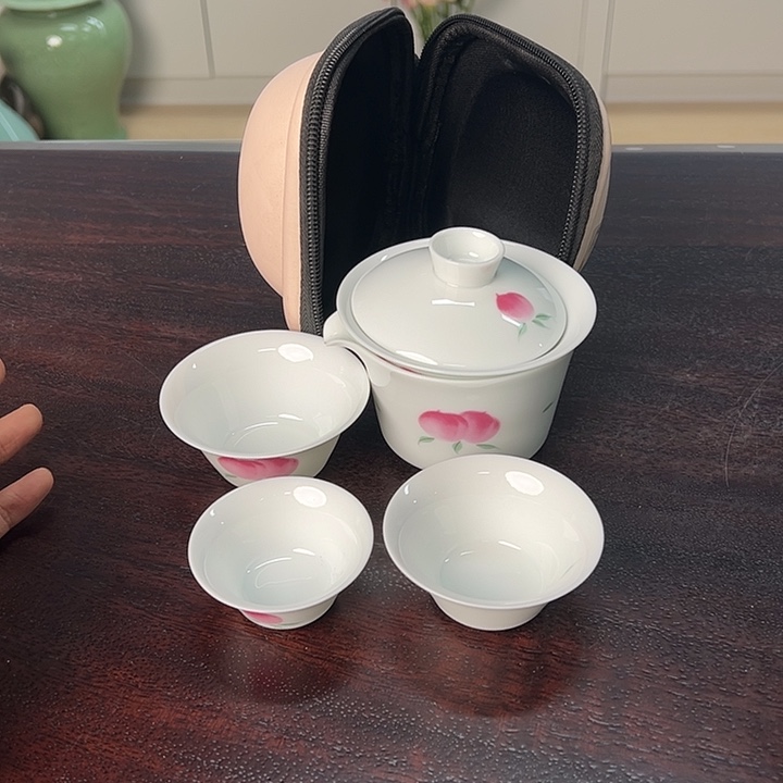 龙泉云间青瓷小米茶器