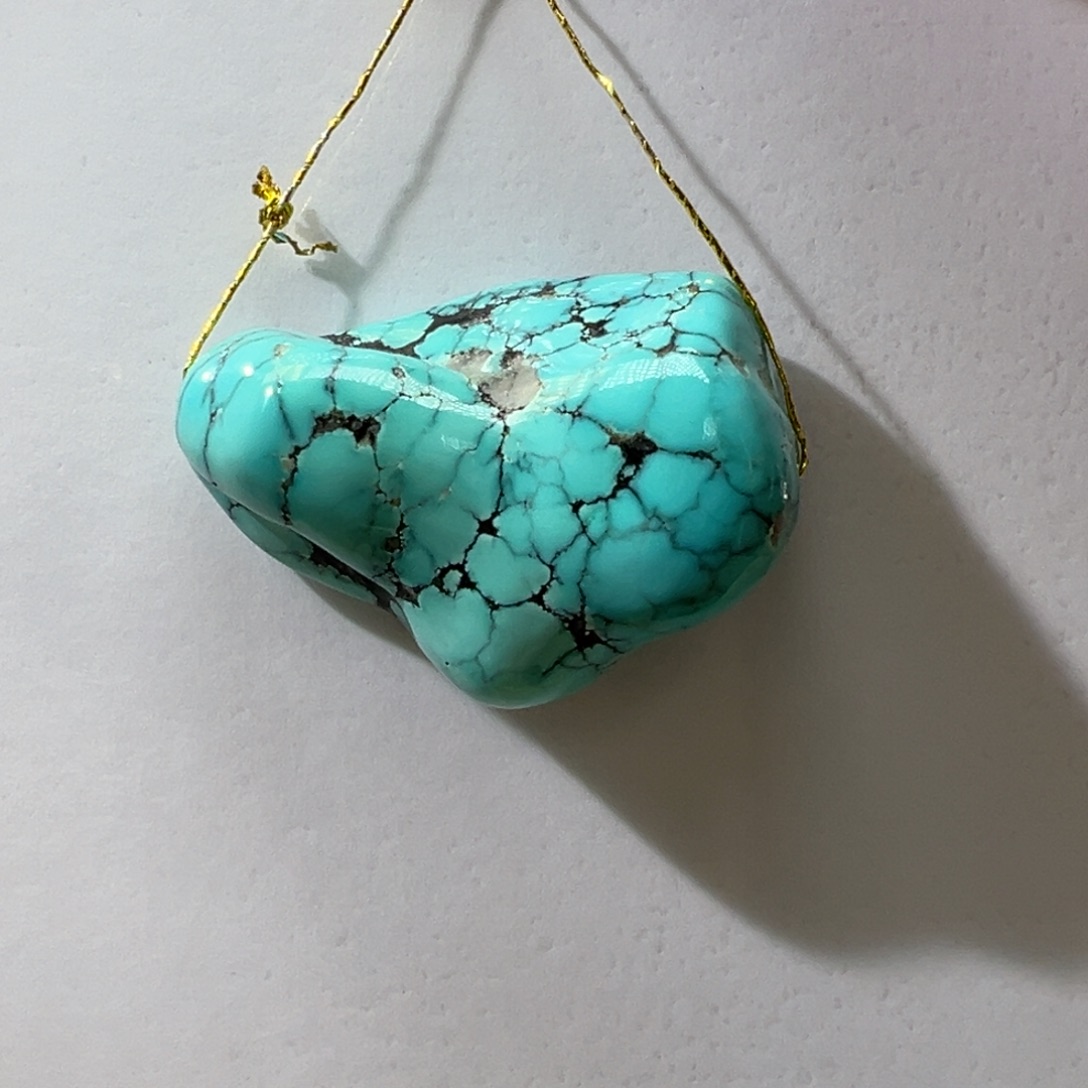 绿松石未镶嵌挂件