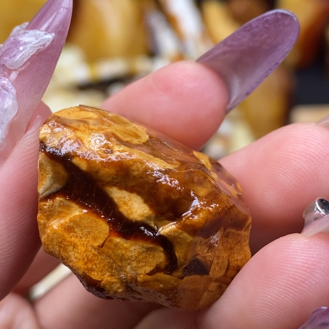 龙***少定制琥珀未镶嵌蜜蜡