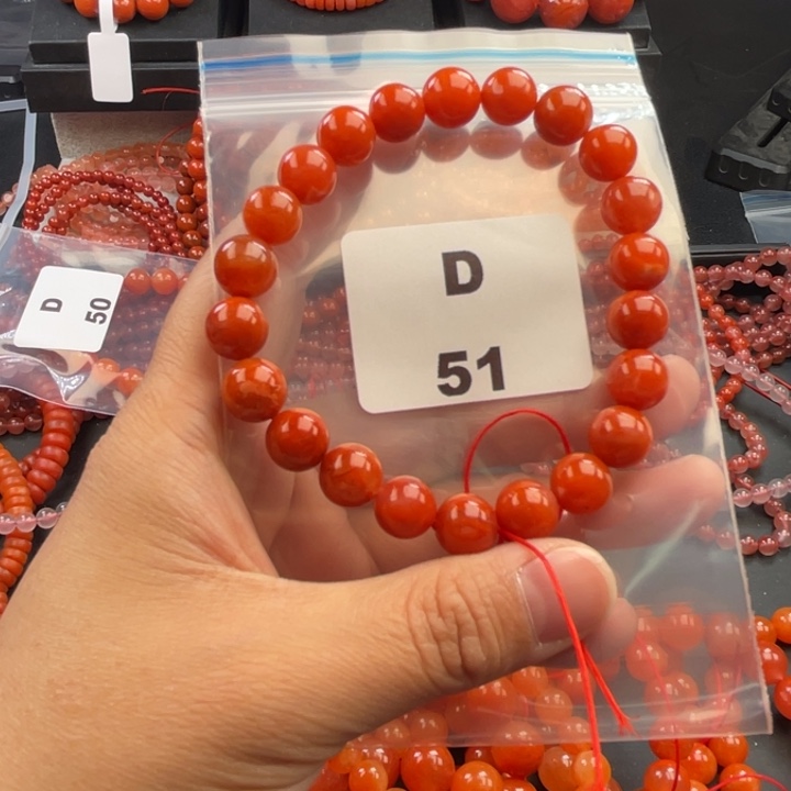 南红玛瑙未镶嵌多样性发货默认微瑕称重9mm