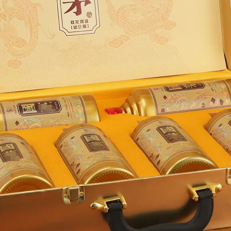 满壶仙满壶仙 国M双龙戏珠500ml*6瓶密码箱设计酒 53度53度