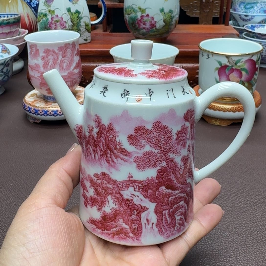 瓷片景德镇仿古手工制作精品展示