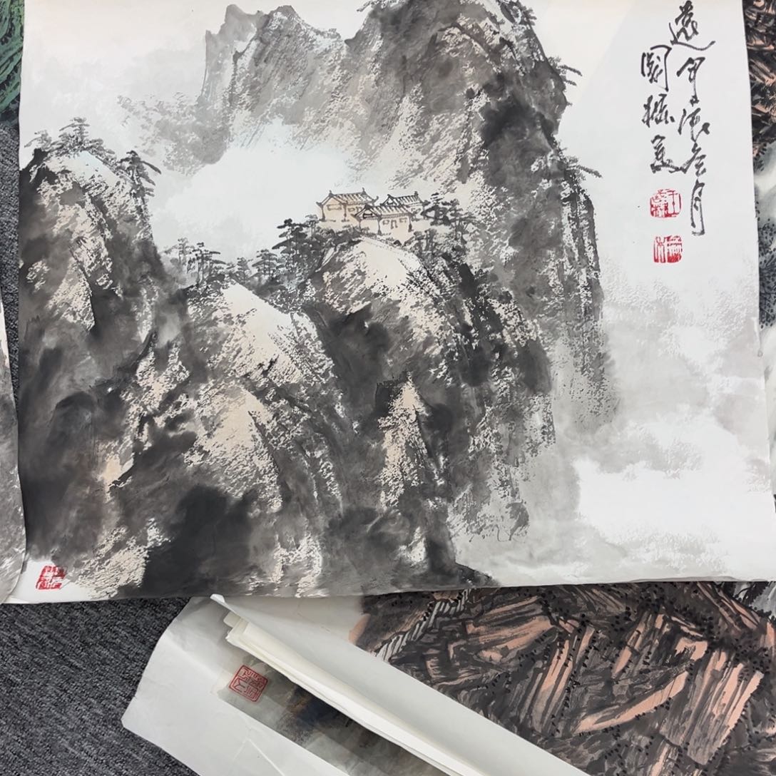 国画小**框绘画艺术作品展