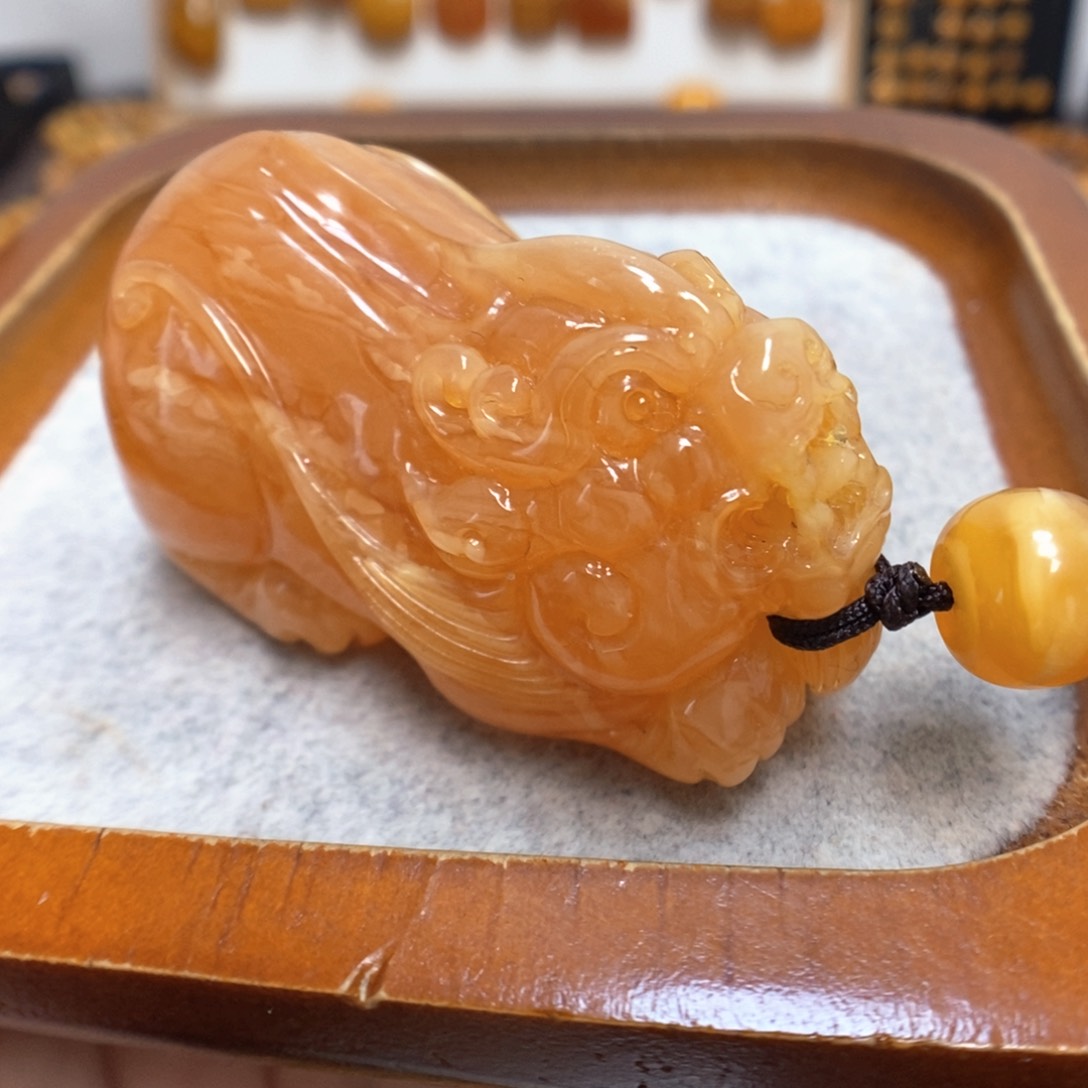 未镶嵌蜜蜡项链蜜蜡吊坠