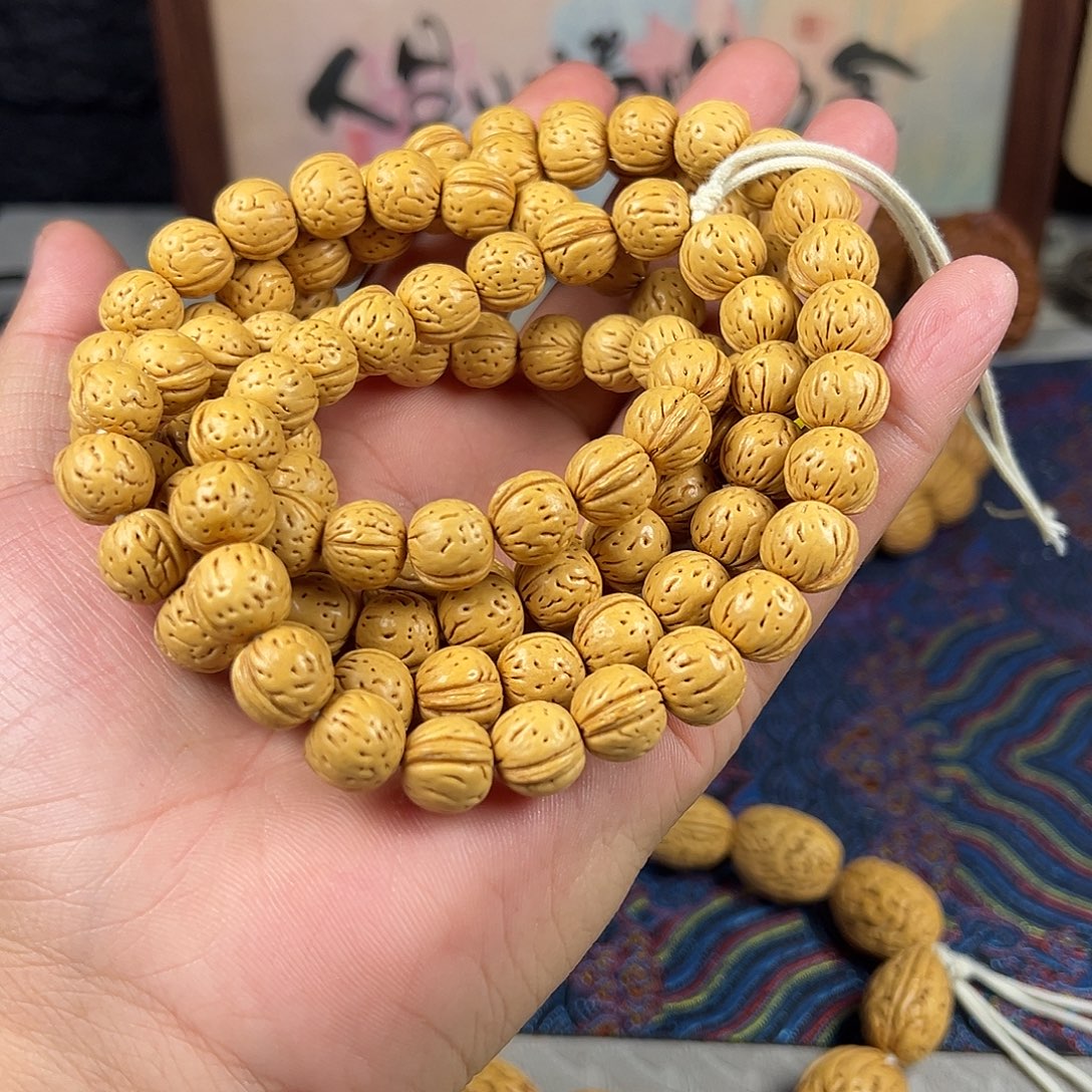 ┵***┄桃核吊坠11脖挂108精打底