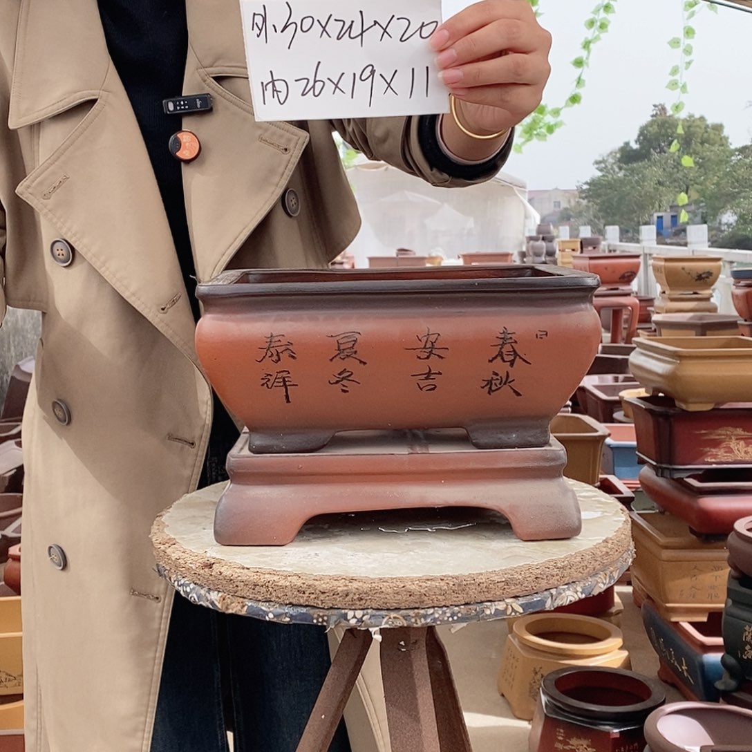 紫砂花盆紫砂花盆