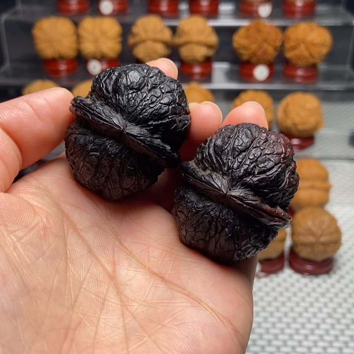 文玩核桃把件7盲文元宝地闷