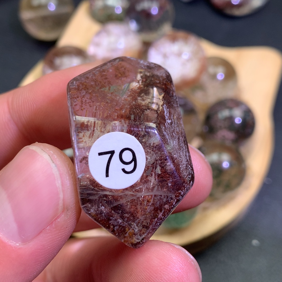 卜***名未镶嵌颈饰水晶天然水晶石吊坠