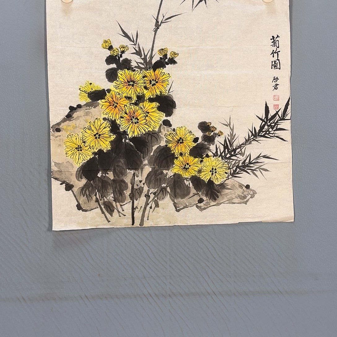 国画557 牡丹一如你初来