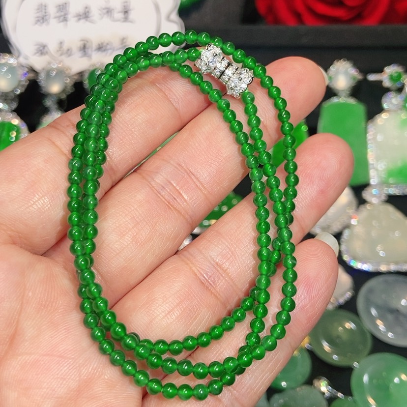 【闪购商品】颈饰未镶嵌翡翠天然翡翠