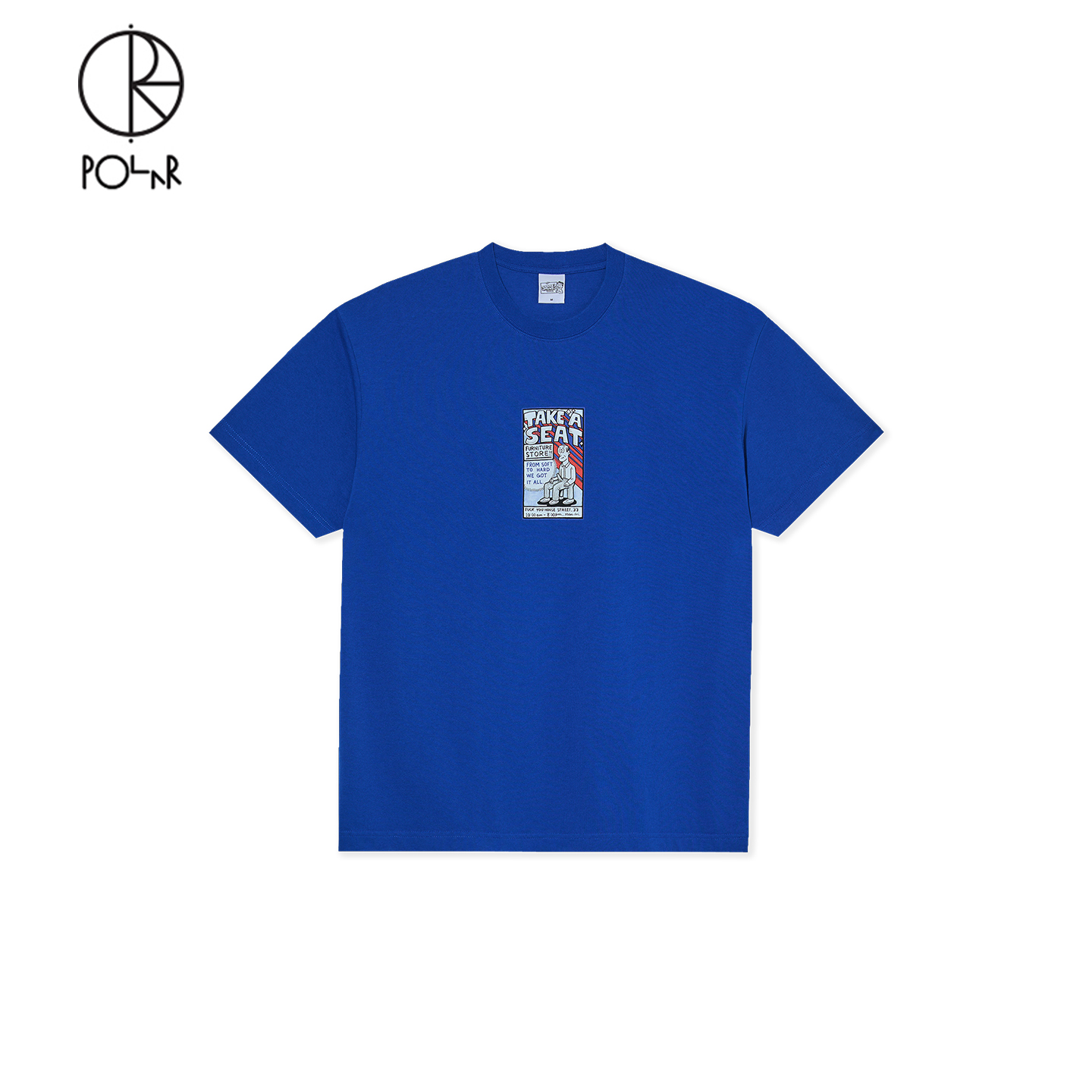 Polar Skate Co Take A Seat Tee 趣味印花休闲圆领运动短袖T恤男