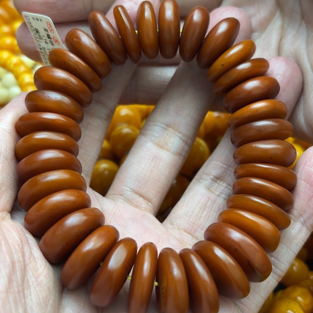 琥珀手链未镶嵌蜜蜡