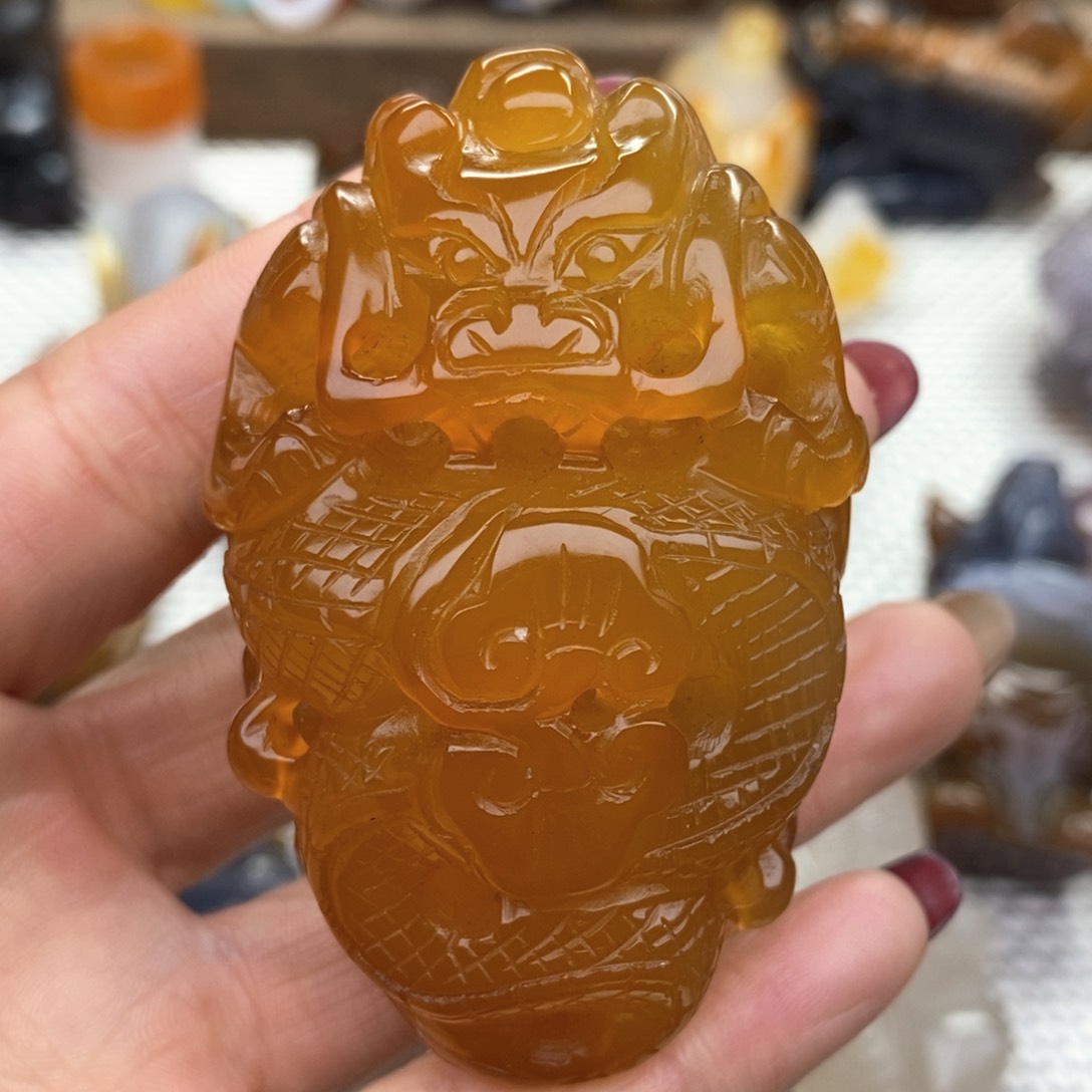 玛瑙/玉髓把件未镶嵌