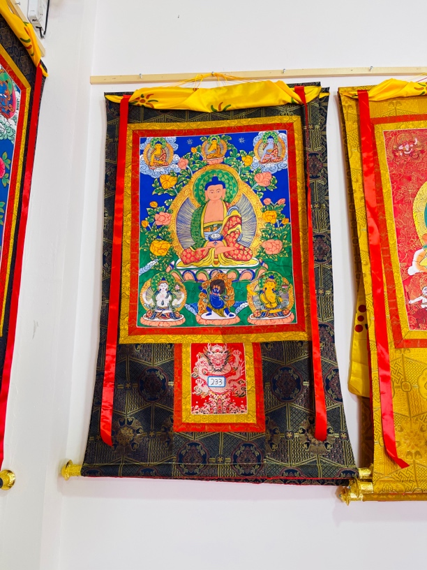 热贡精品唐卡阿弥陀佛手绘233