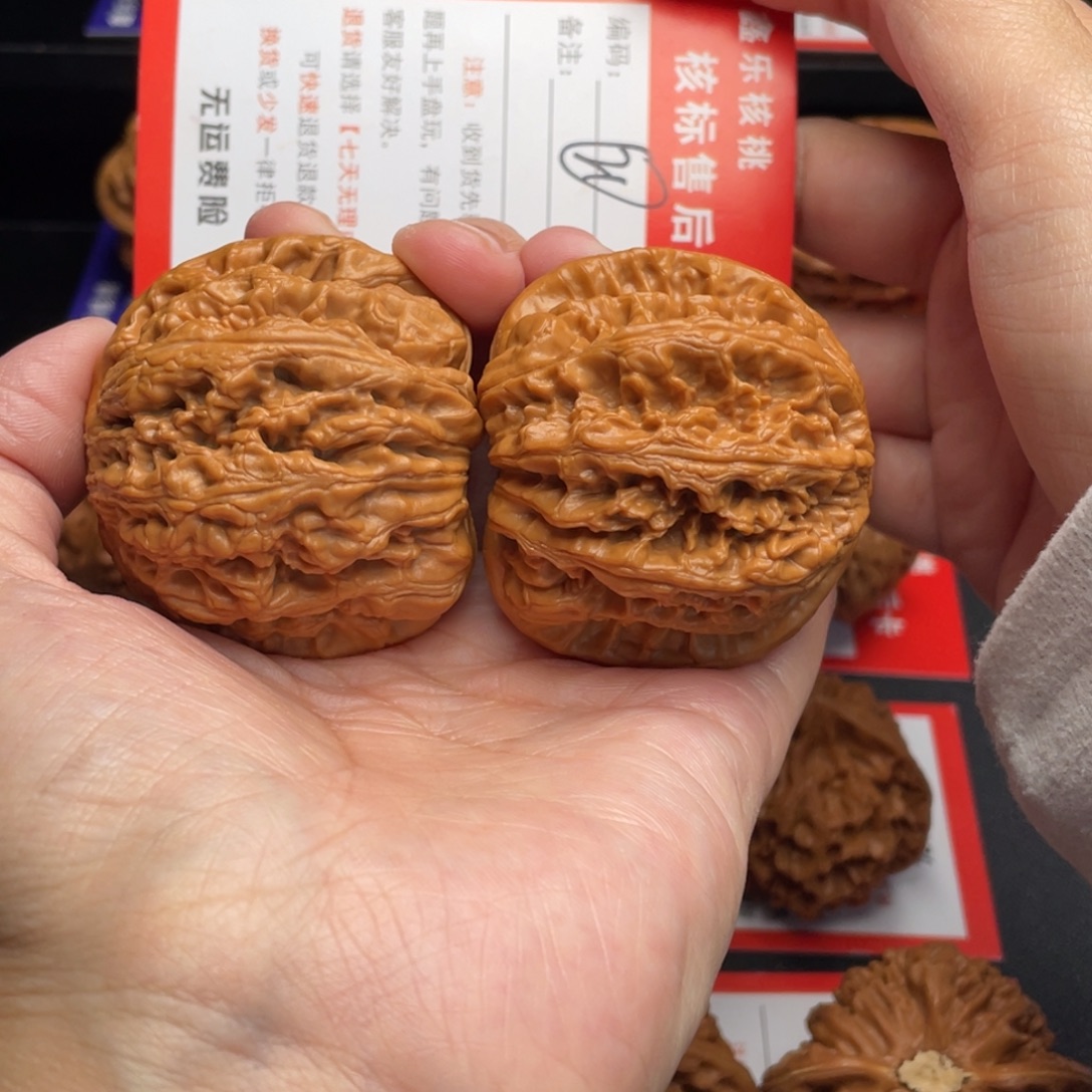 文玩核桃把件粗筋47➕